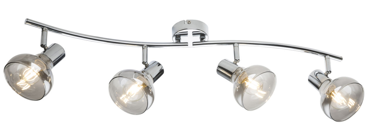 Globo Lighting - LOTHAR - Strahler Metall verchromt, 4x E14