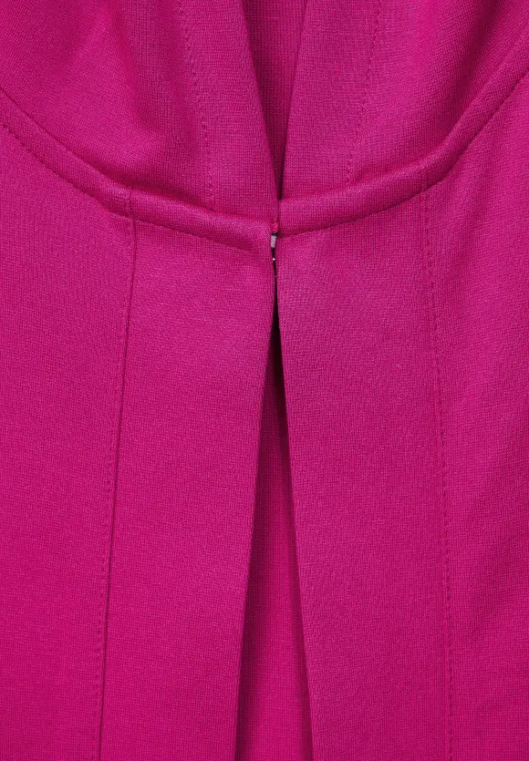 CECIL Unifarbene Kapuzenshirtjacke