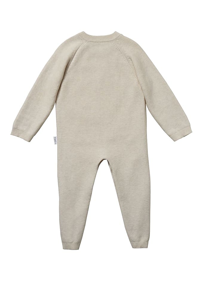 Freds Strampler Baby Strick Overall in Beige günstig kaufen 74/80