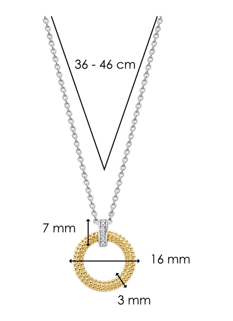 TI SENTO - Milano Silver Necklace 3999ZY