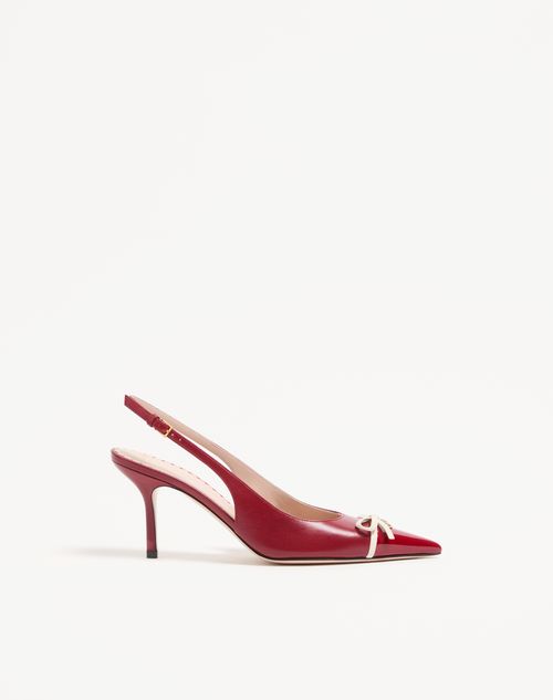 Bepointy 80mm slingback-pumps i laklæder og børnestil