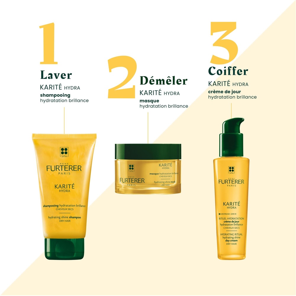 Furterer René Furterer Karité Hydra Shampooing hy dratation brillances - 50 ml Modèle Voyage