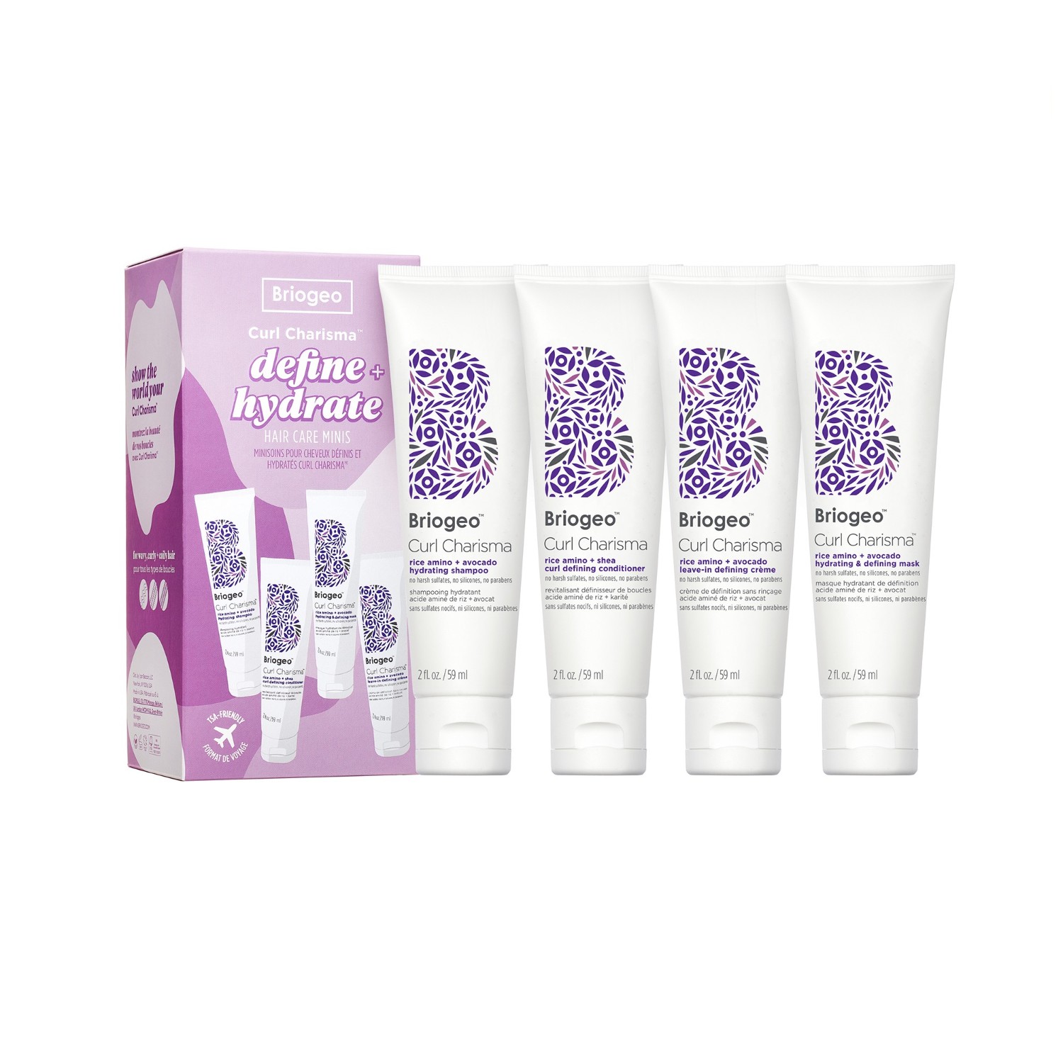 Curly Hair Care Travel Kit