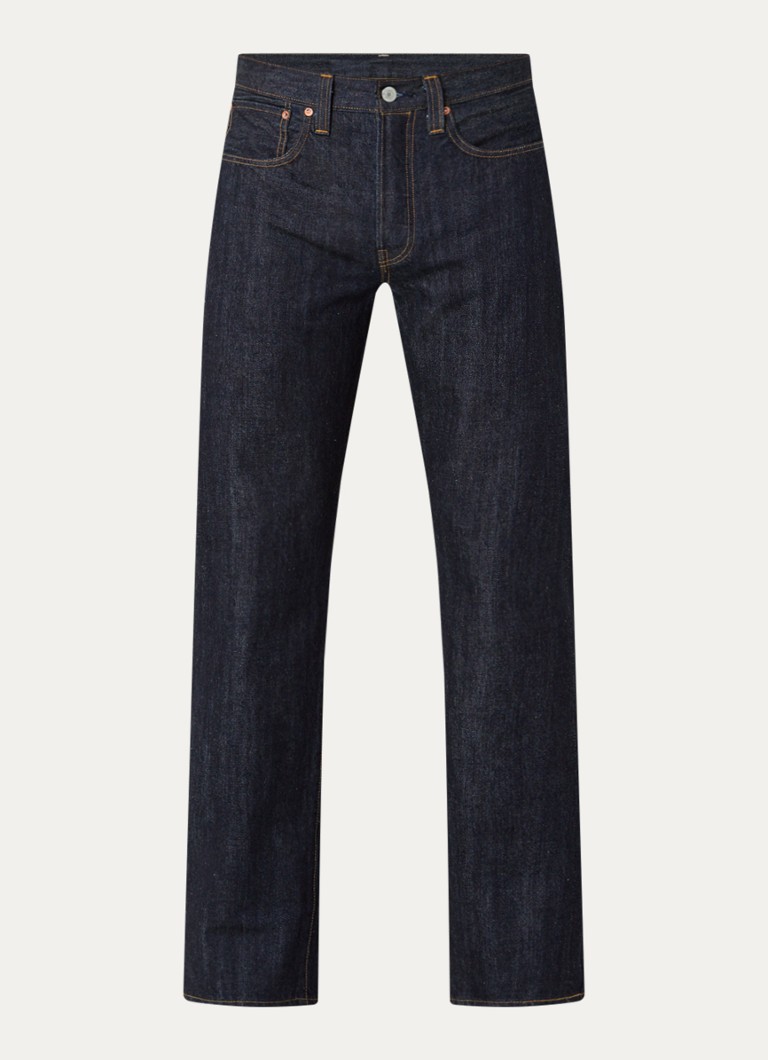 Levi's 501 tiesaus kirpimo džinsai su tamsiu skalbimu