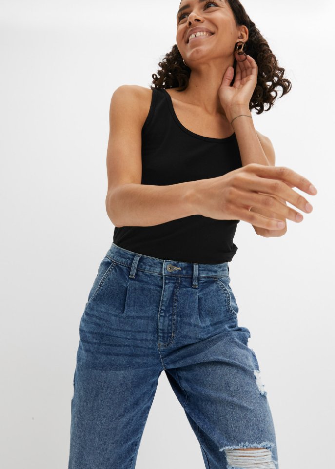 Barrel Shape Jeans mit Positive Denim #1 Fabric