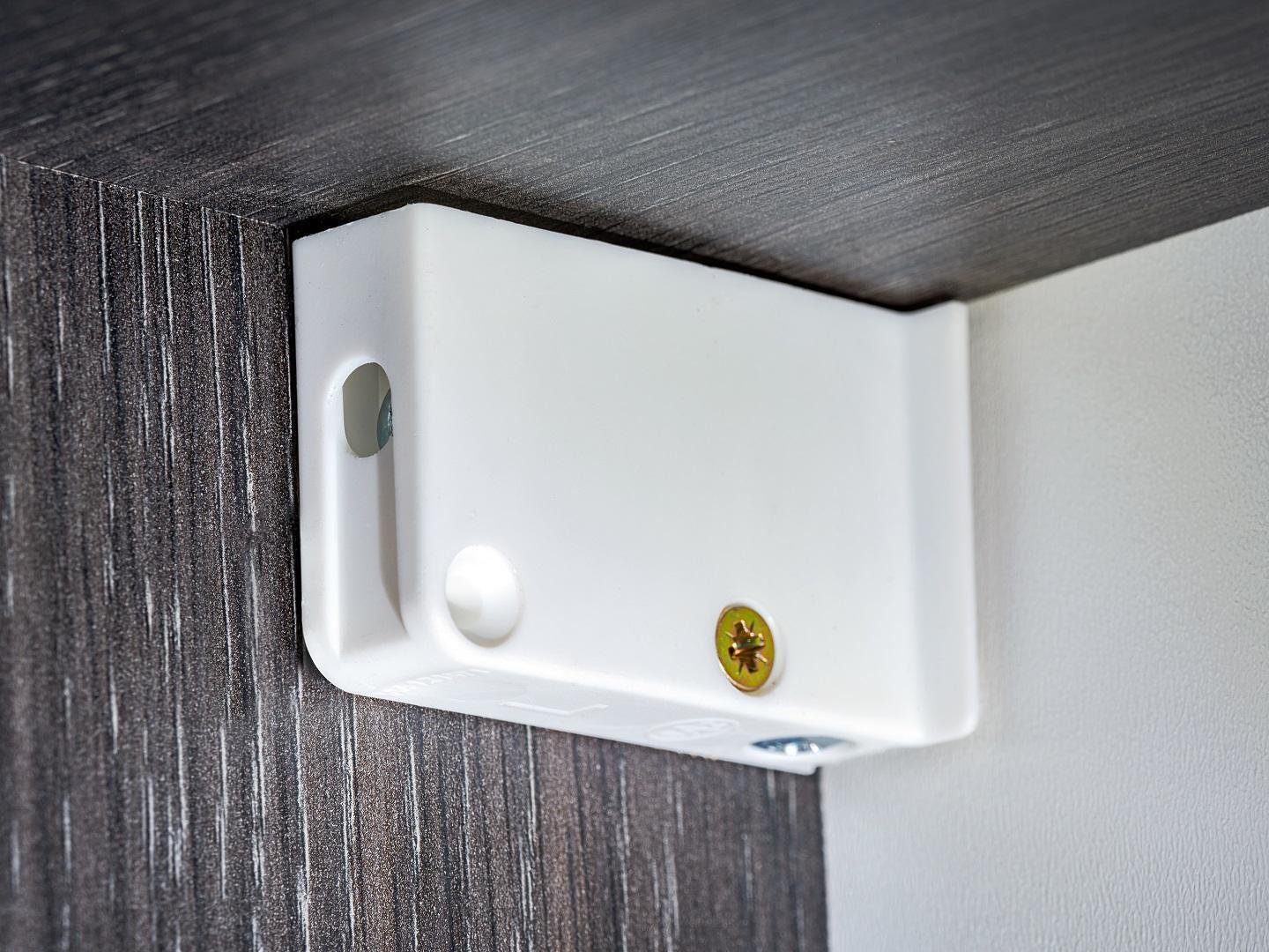 JVmoebel Wohnzimmer-Set Modern Grau Designer Möbel Holz Wandschrank, (4-St., 2x Regal/Vitrine/Wandschrank), Made in Europa