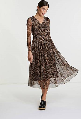Rich & Royal Damen Kleid MESH midi