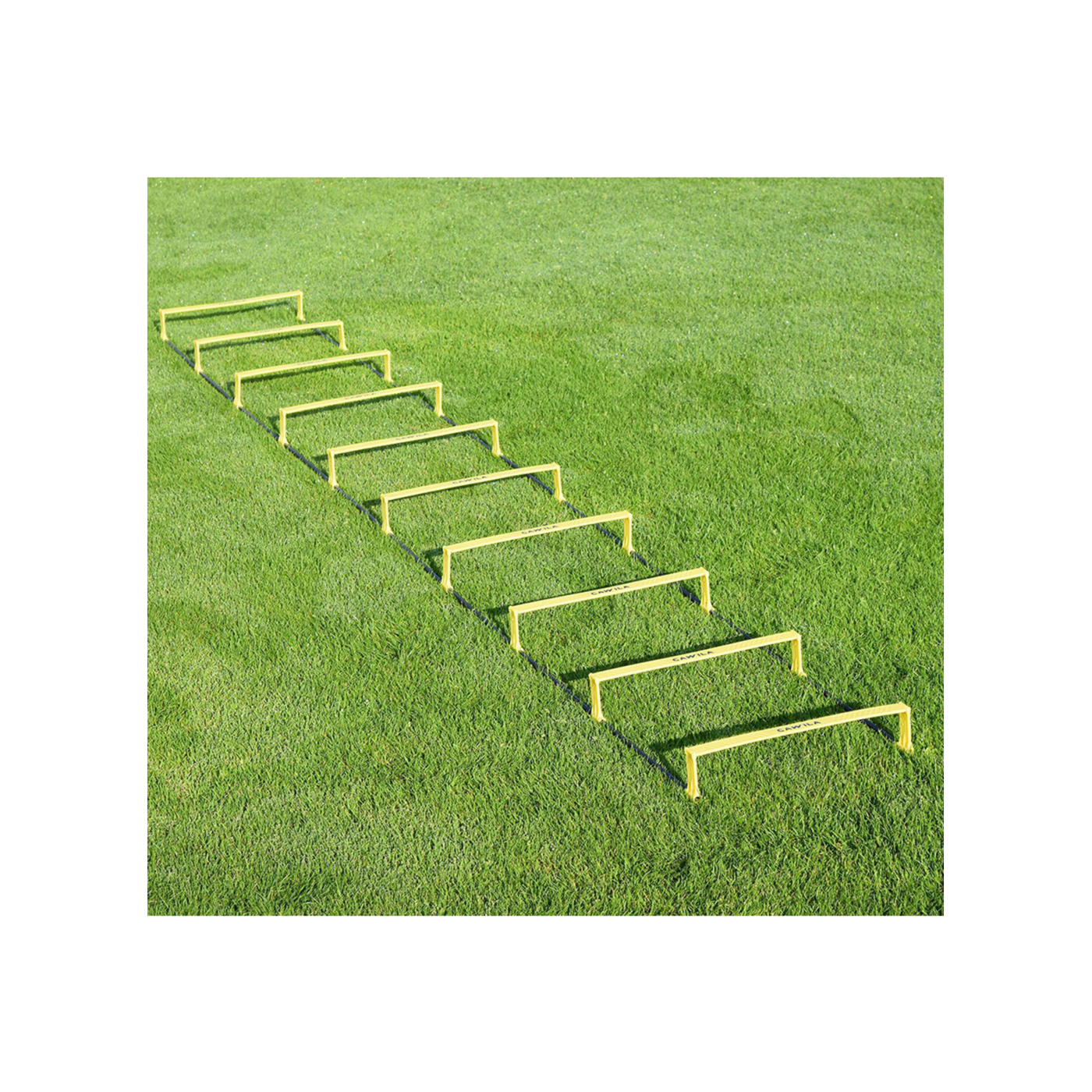 Cawila Step-Koordinationsleiter 10 Stege Gelb