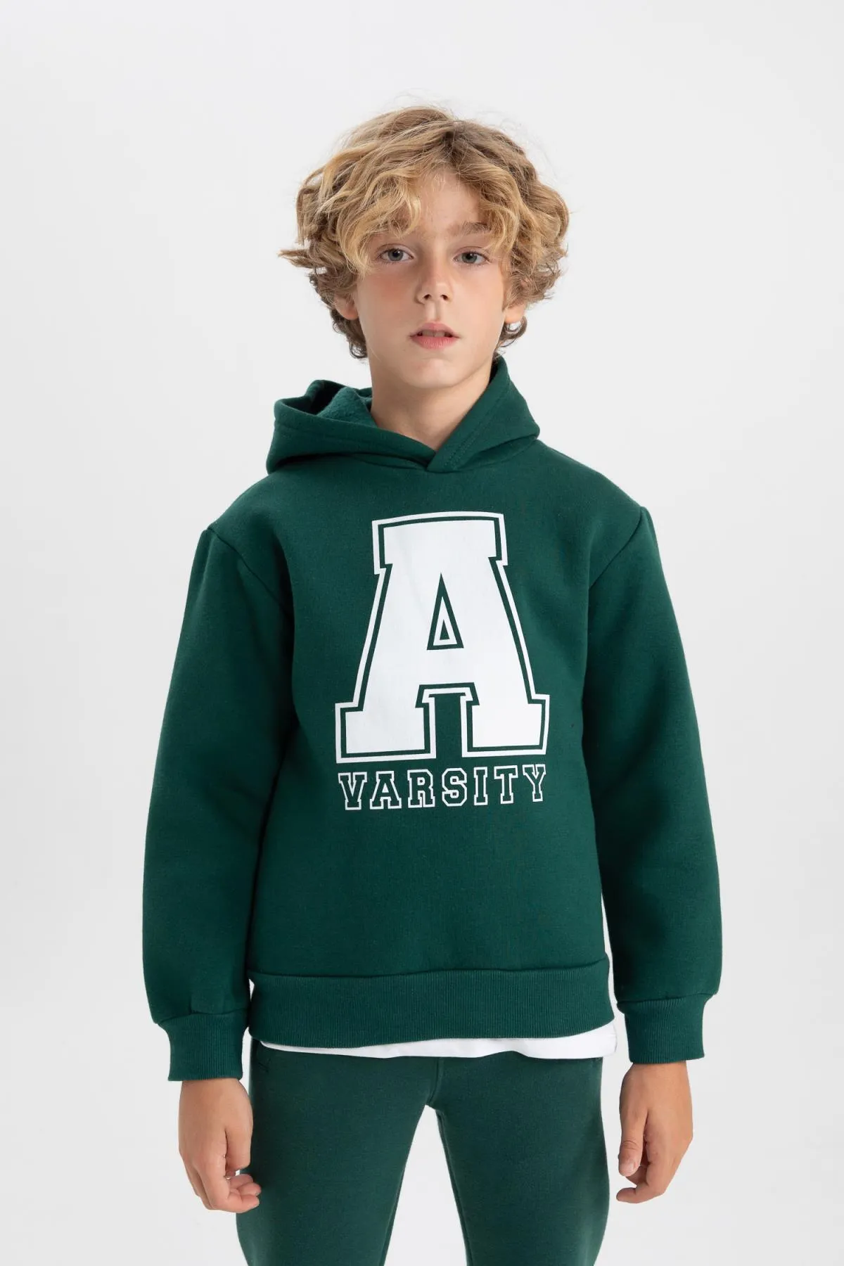 DeFacto  Dickes bedrucktes Kapuzen-Sweatshirt für Jungen