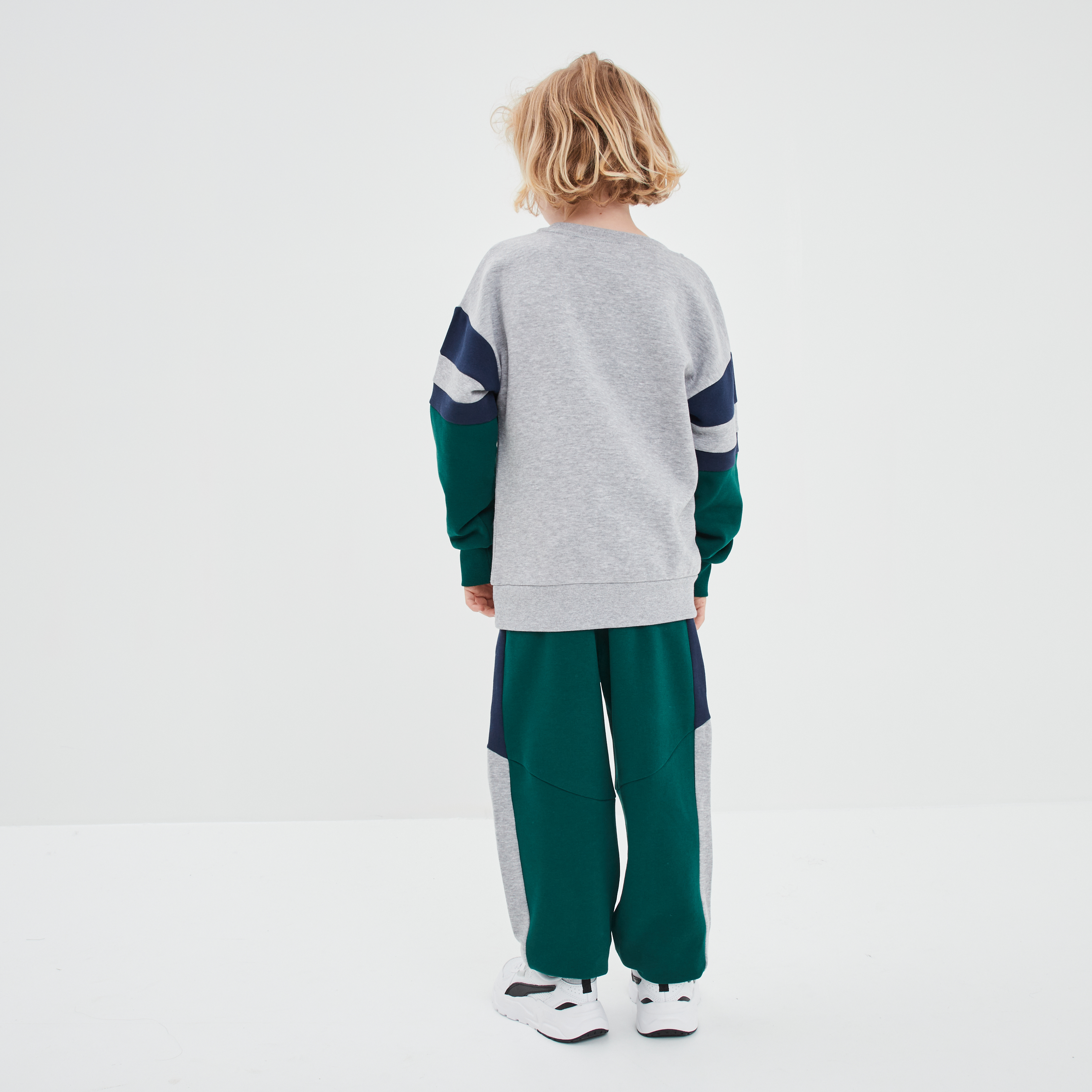 ensemble jogging molleton Creeks vert foncé garçon | La Halle