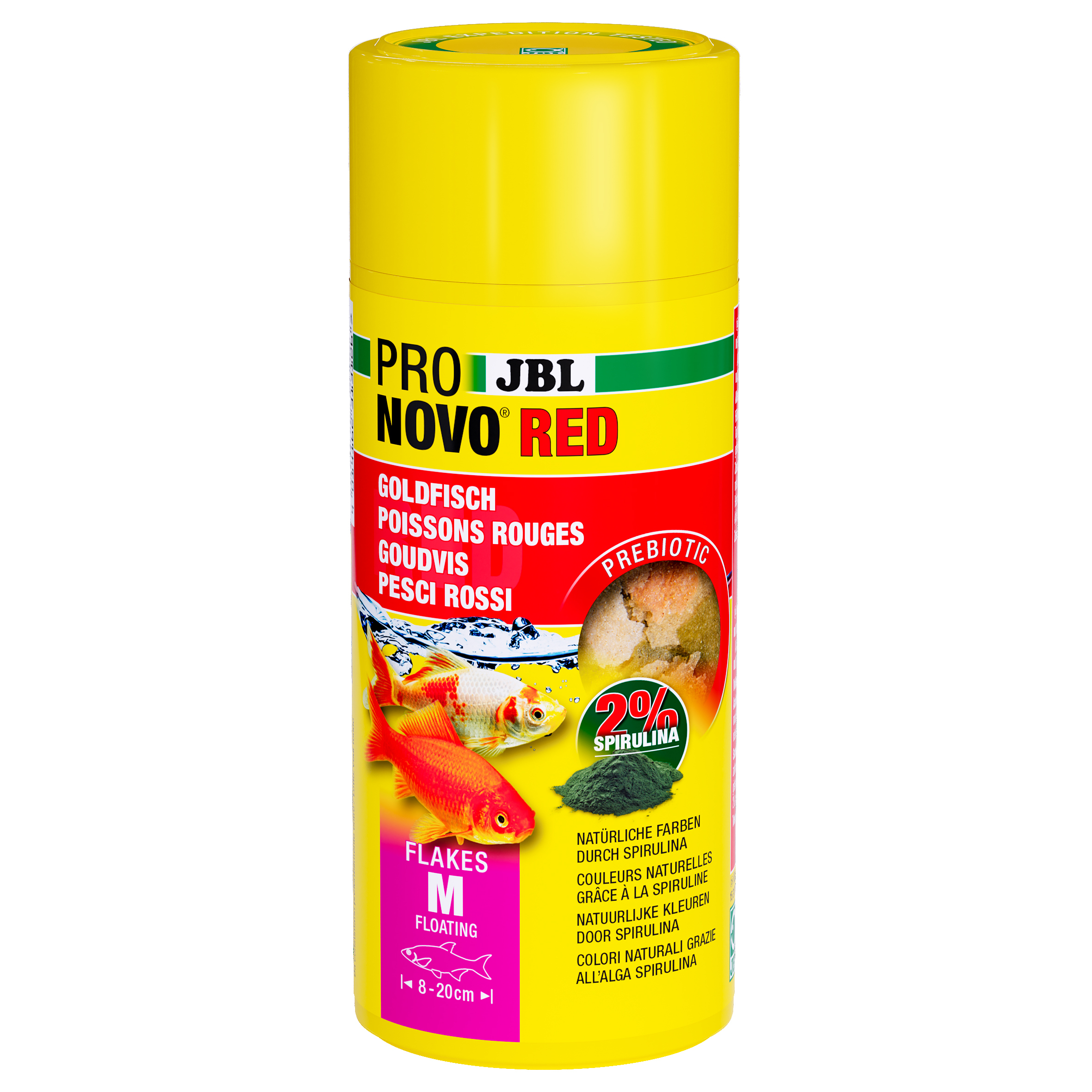 JBL Hauptfutter JBL PRONOVO RED FLAKES für Goldfische M 250 ml