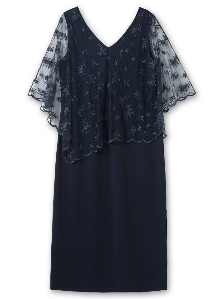 sheego Abendkleid in nachtblau günstig kaufen