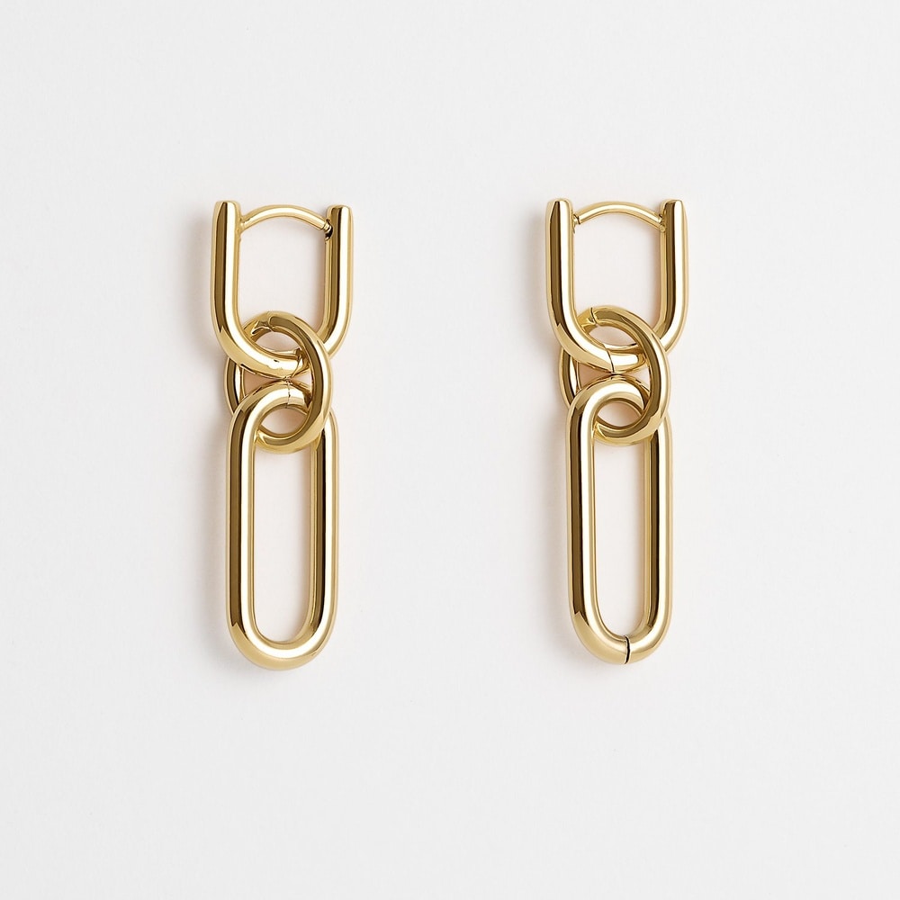 Esprit Créoles Acier inoxydable Boucles d'oreilles