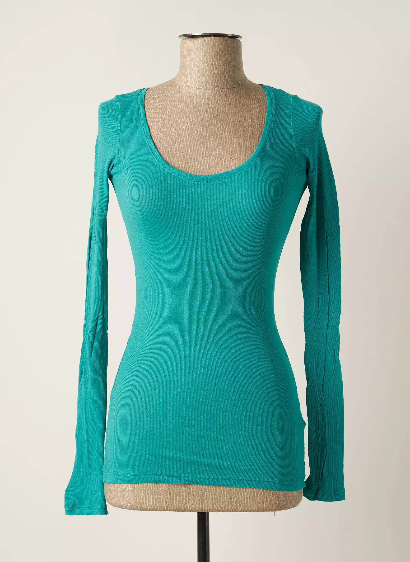 American Vintage Tshirts Femme couleur bleu