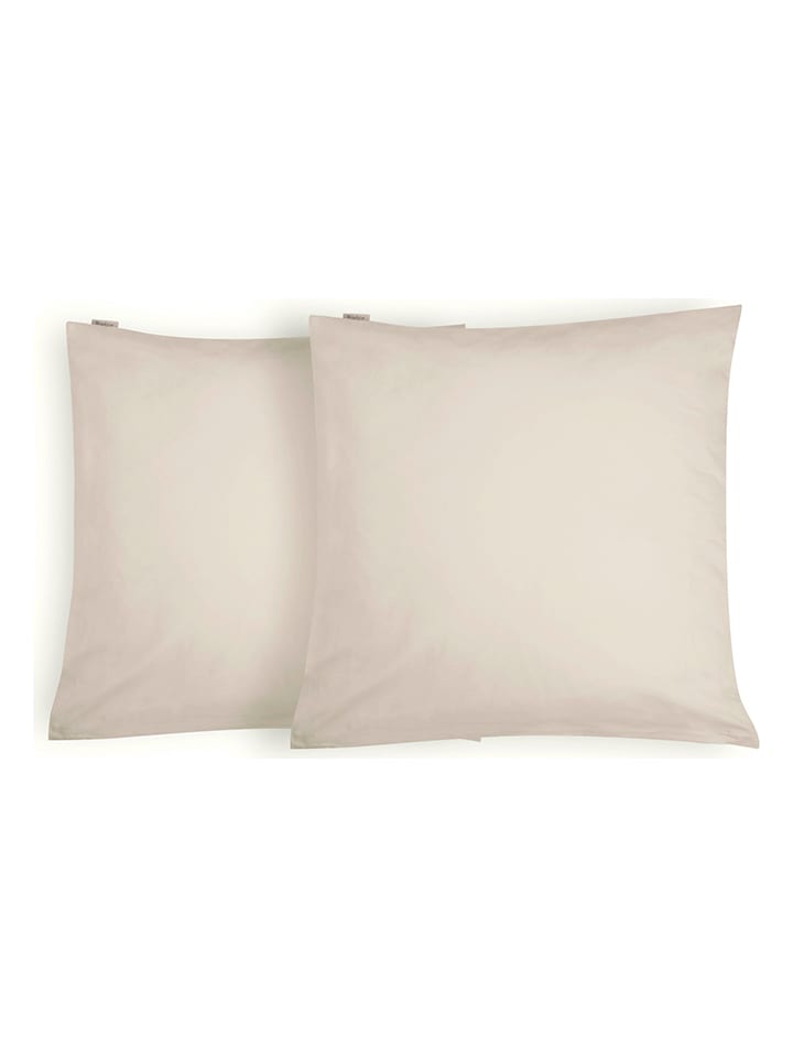 Walra 2er-Set: Kissenbezüge in Beige günstig kaufen 80x80 cm