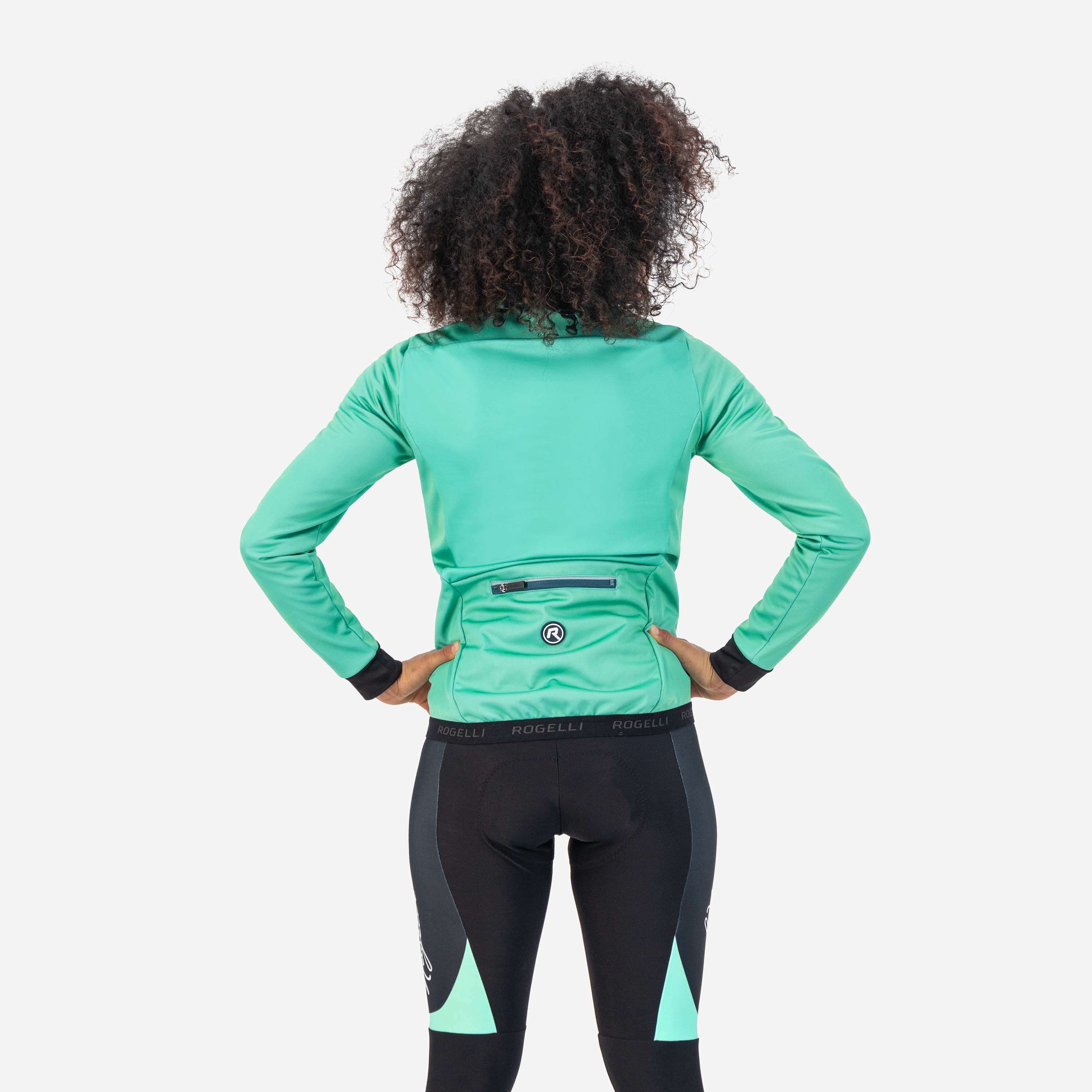 Rogelli Pesara Turquoise Black Damen Winterjacke