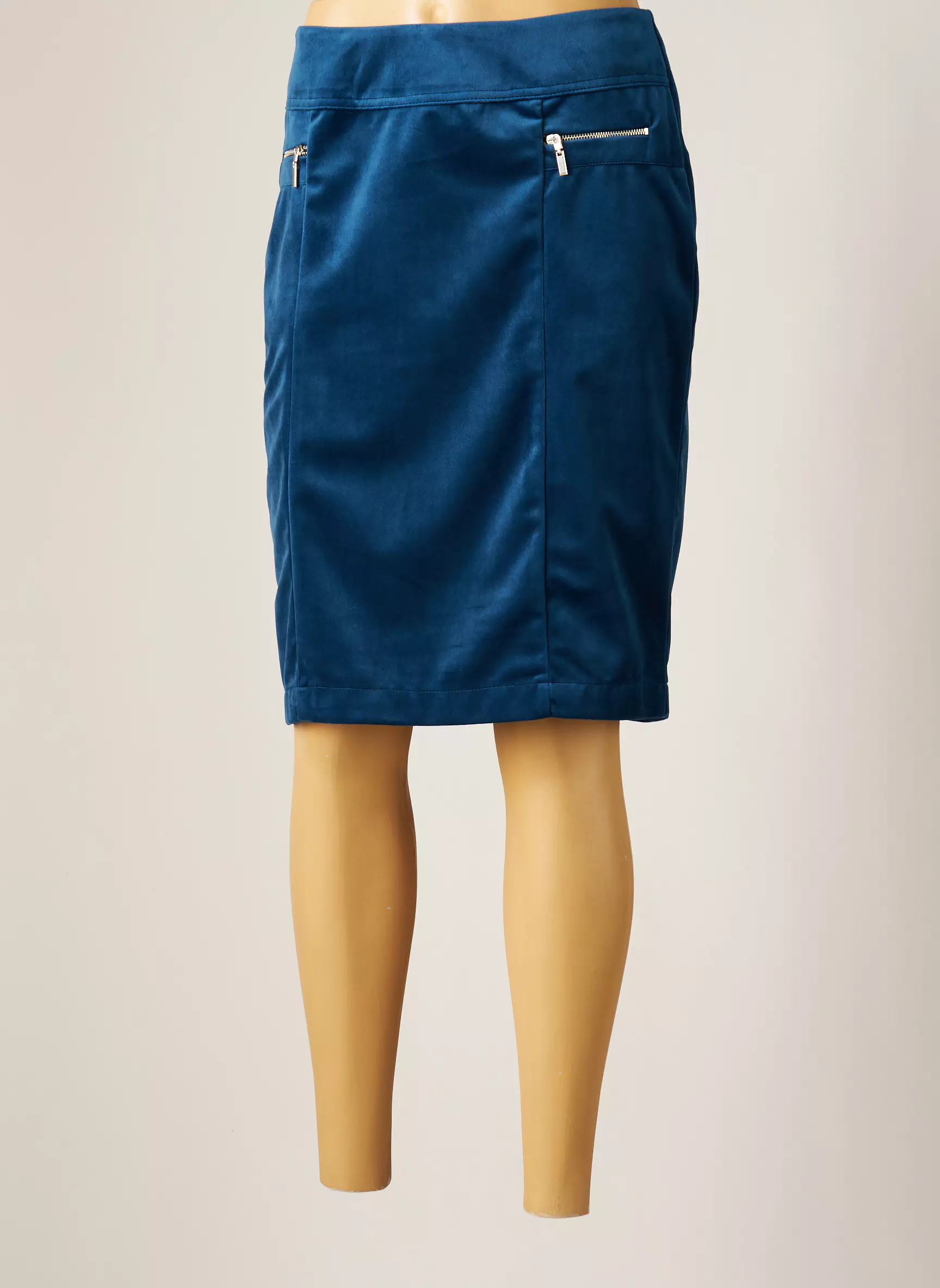 Christine Laure Jupes Mi Longues Femme couleur bleu