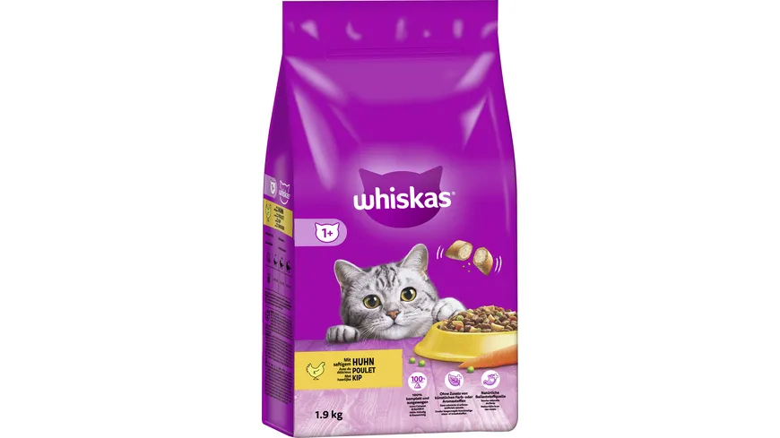 WHISKAS® Beutel Trocken Adult 1+ mit Huhn 1,9kg 1.9 kg