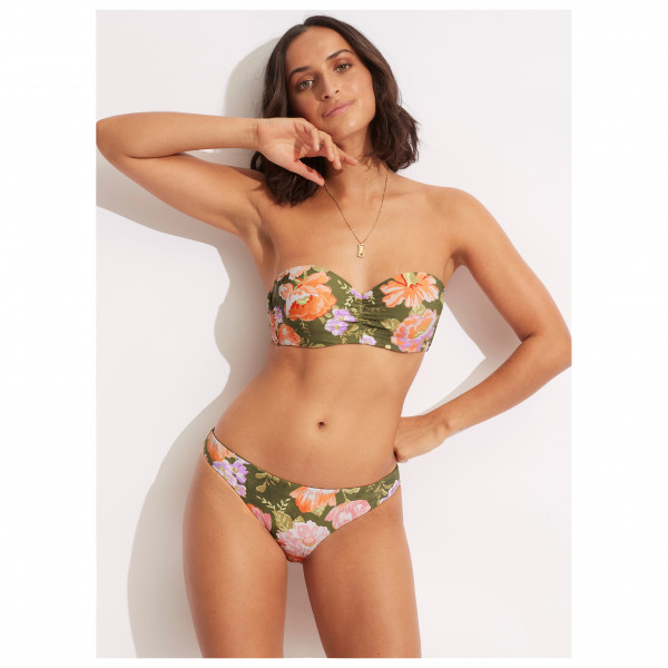 Seafolly - Women's Paradise Garden Reversible Hipster - Bikini-Bottom