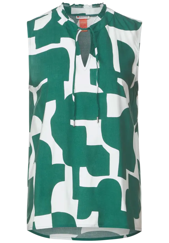 Street One Ärmellose Printbluse