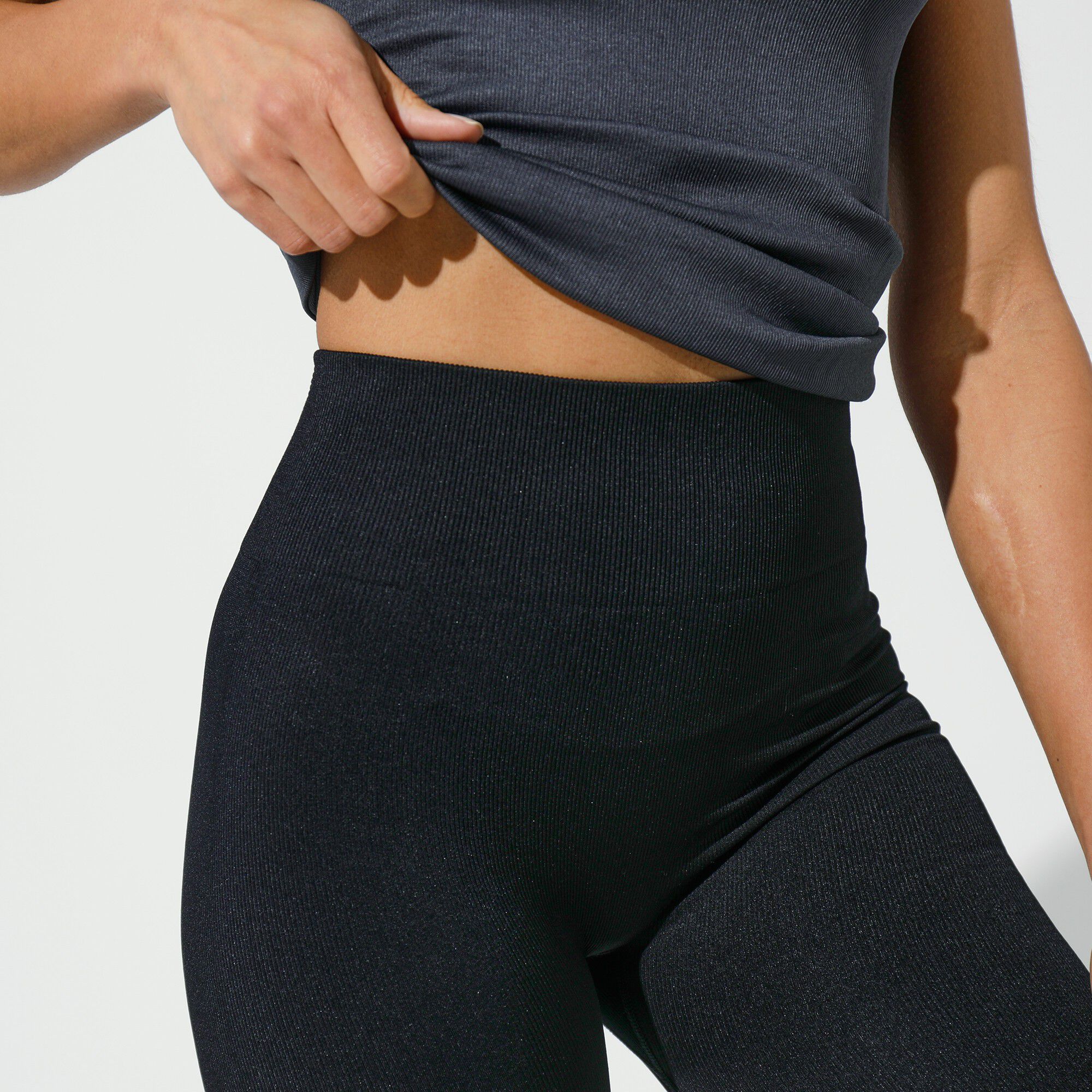Cycliste maille extensible sans coutures