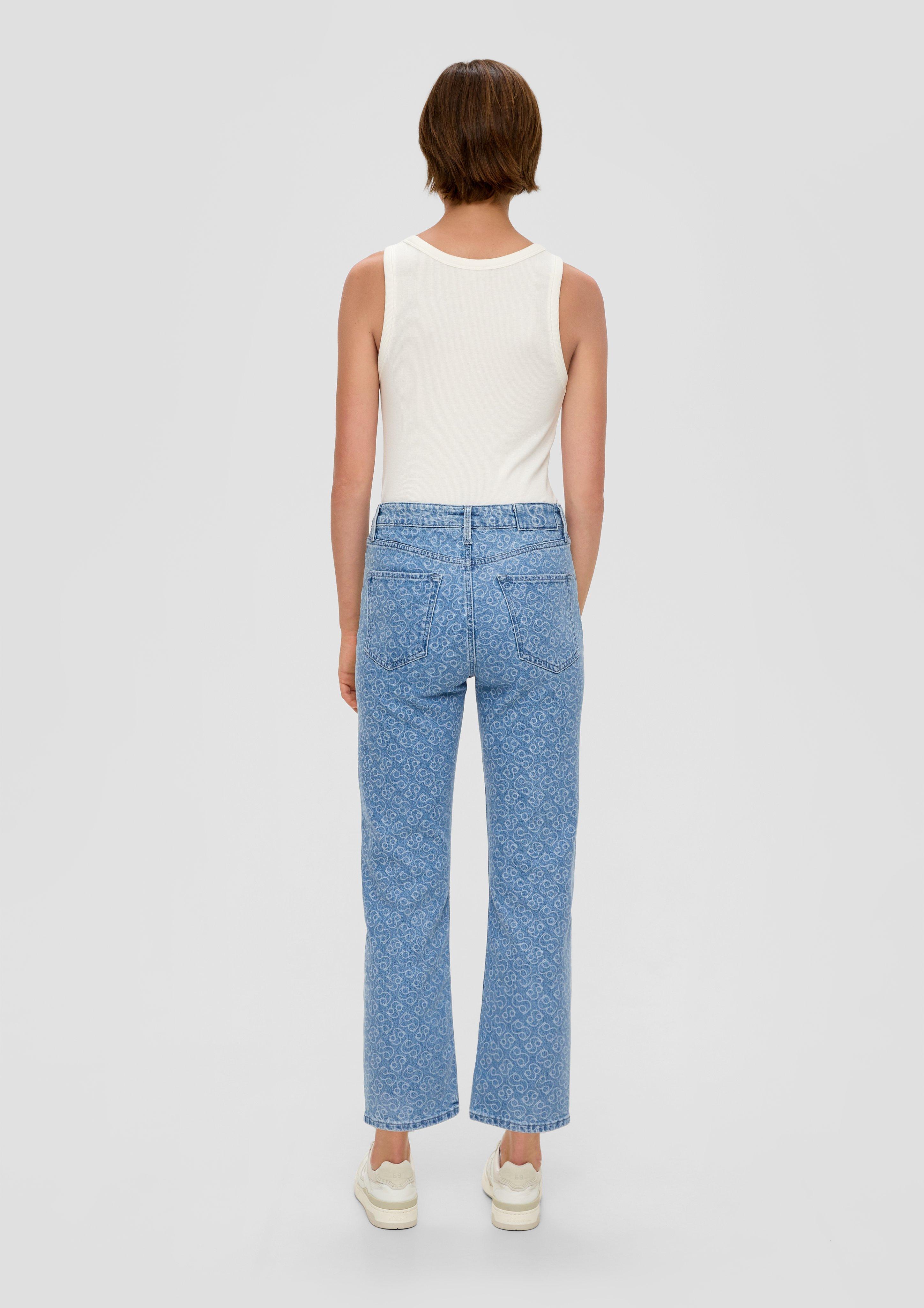 360° Denim / Cropped-Jeans Karolin / Regular Fit / High Rise / Straight Leg  2135810-53Z4