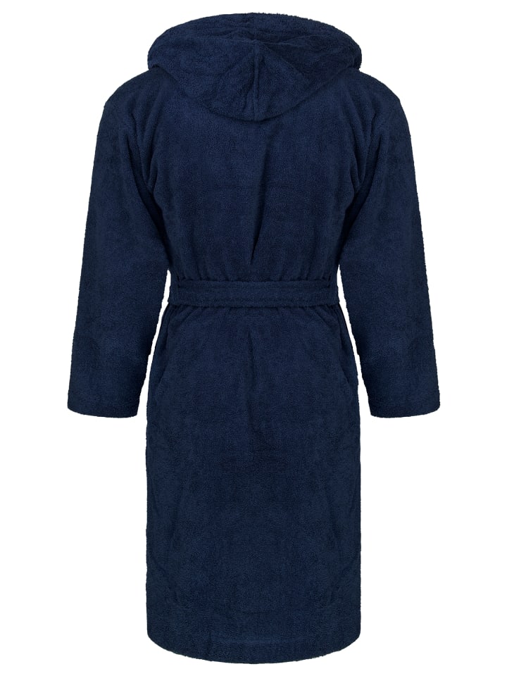 Kappa Bademantel Bathrobe Unisex in Blau günstig kaufen