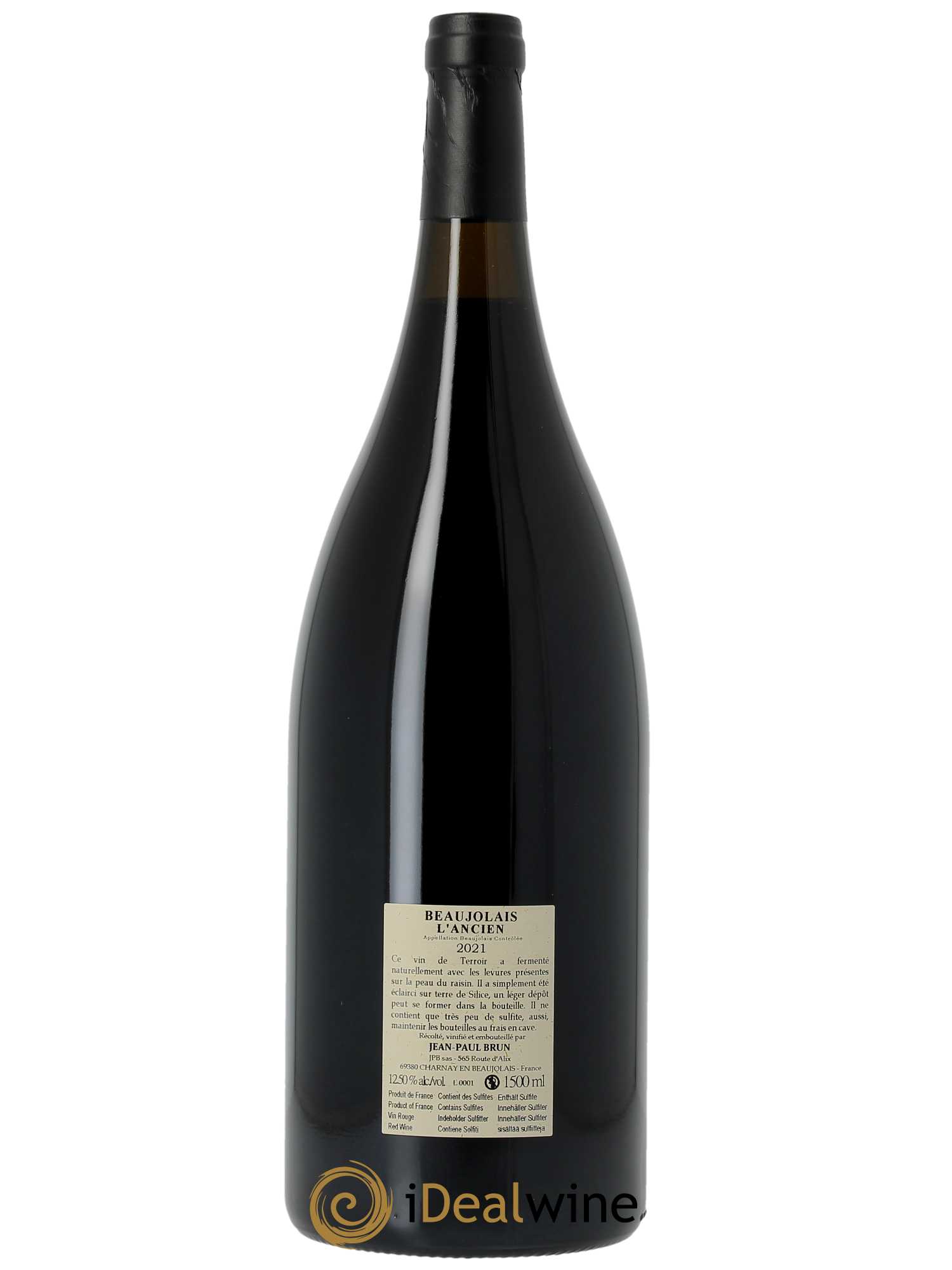Beaujolais L'Ancien Terres dorées - J-P. Brun (Domaine des)  2021 - Lot de 1 Magnum