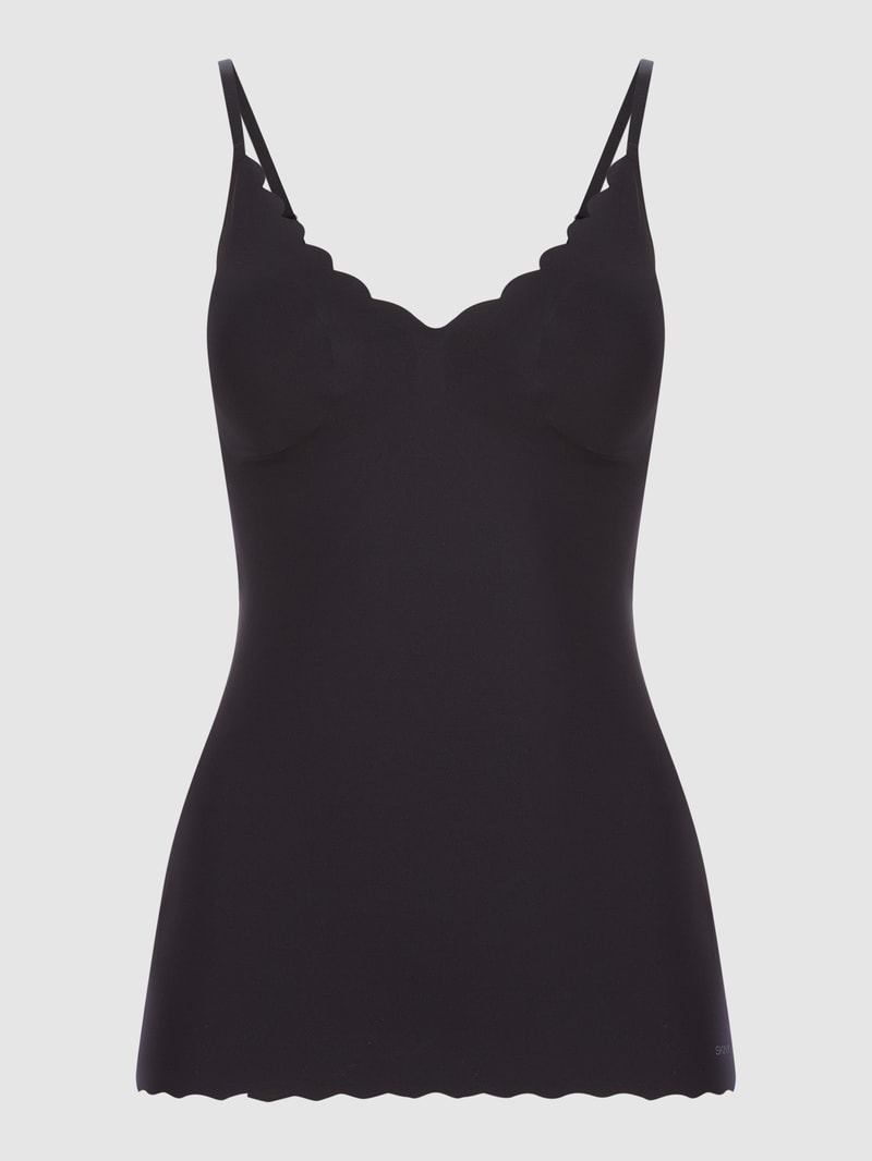 Top mit herausnehmbaren Cups Modell 'Micro Lovers' in schwarz