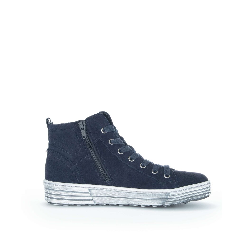 Gabor fashion Schnürstiefelette blau
