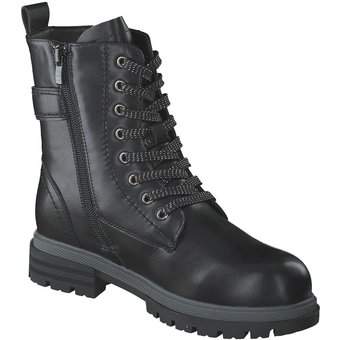 Claudia Ghizzani Schnür Boots in schwarz