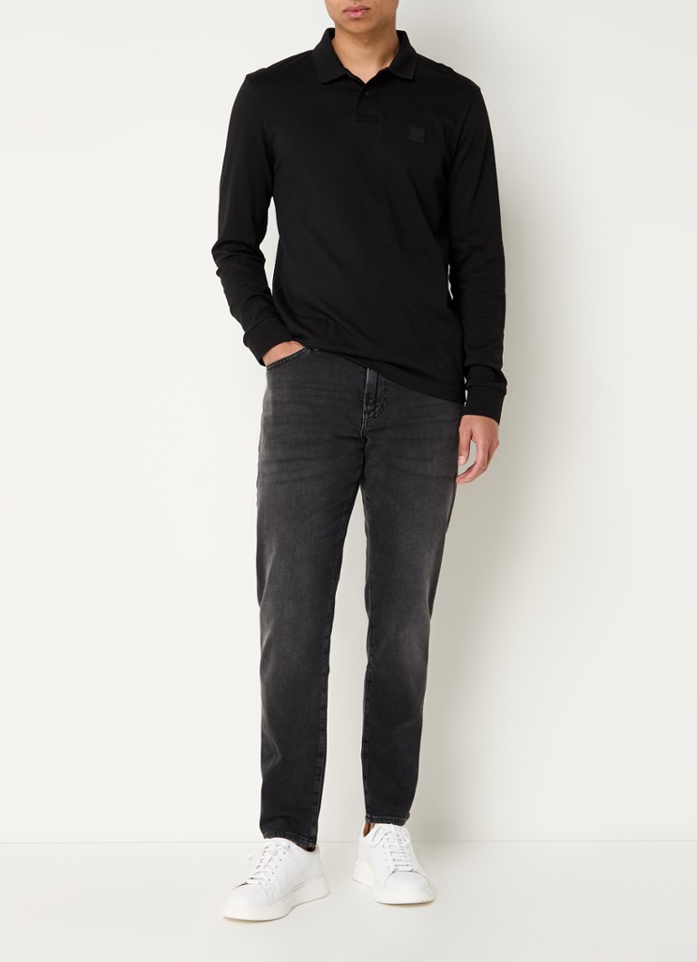 Zúžené džínsy HUGO BOSS Onyx s farebným praním