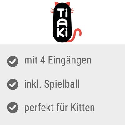 TIAKI Katzentunnel Rakete in T-Form