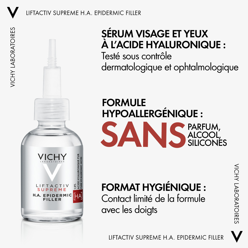 Vichy Liftactiv Supreme Sérum combleur quotidien anti-âge anti-rides à l'acide hyaluronique