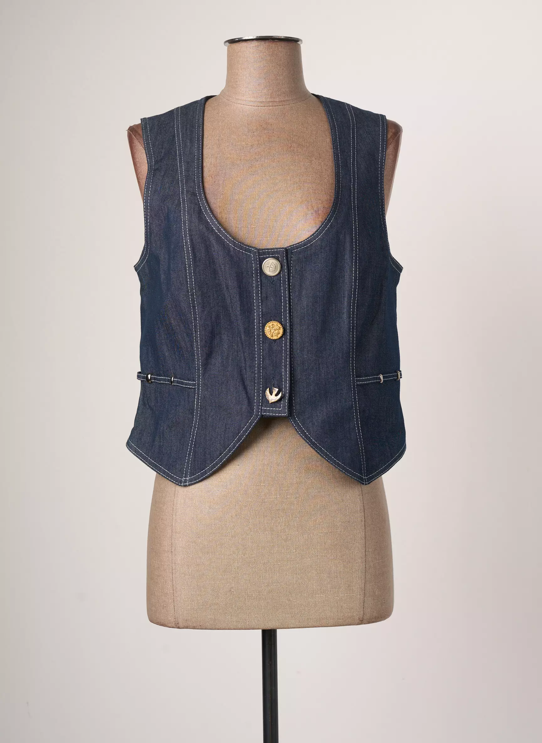 Jumfil Gilet Femme couleur bleu