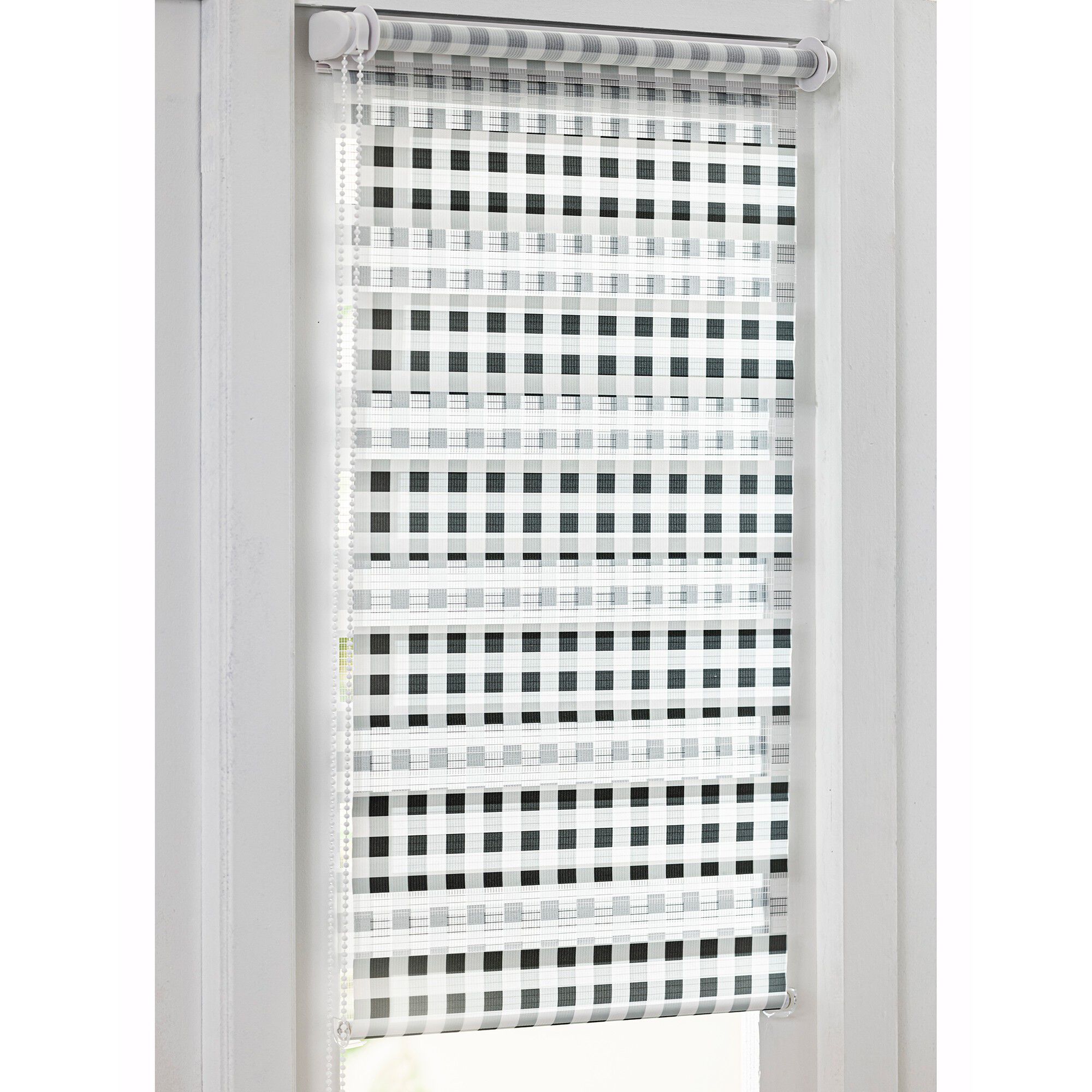 Store jour/nuit motif carreaux vichy