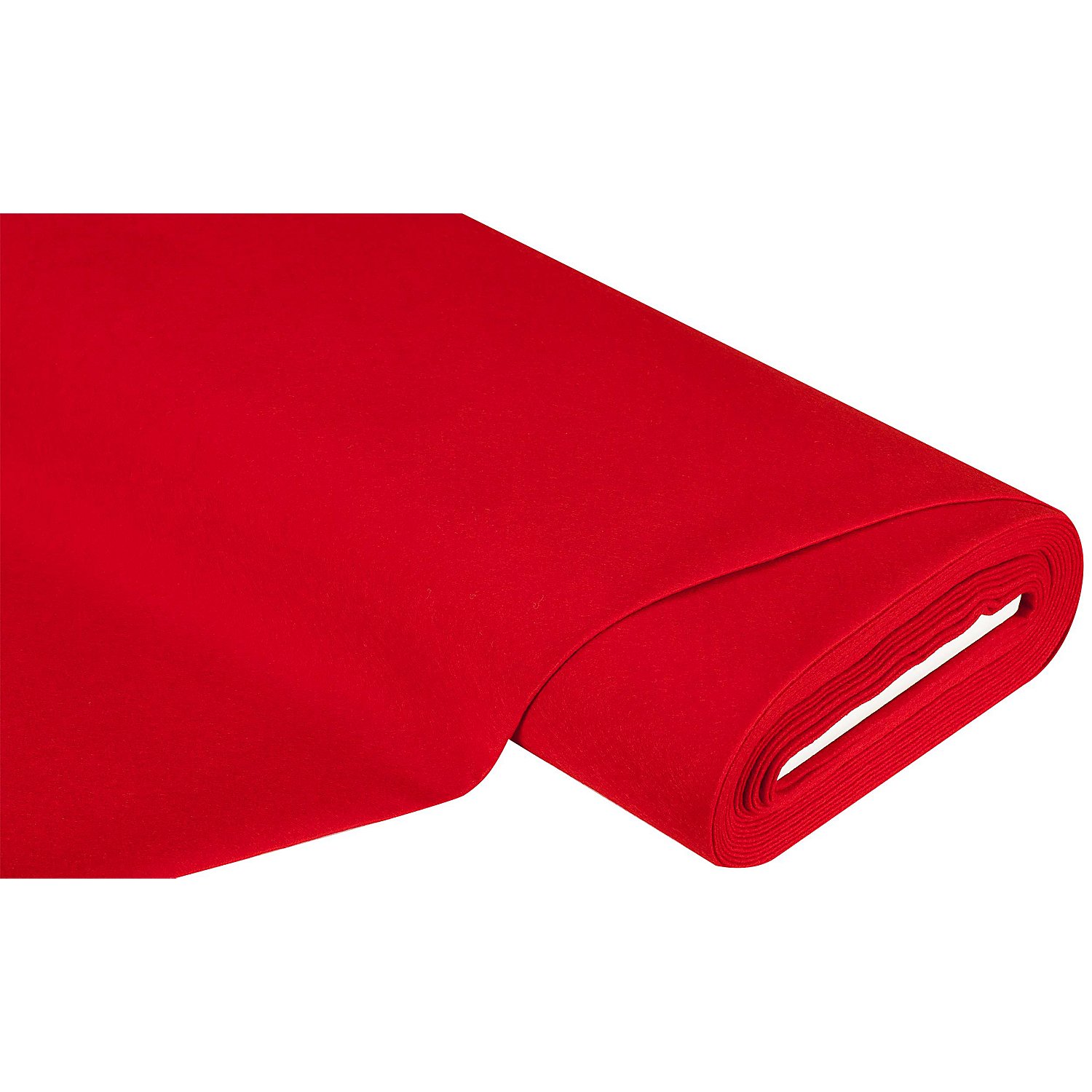 Filz, Stärke 1 mm, rot