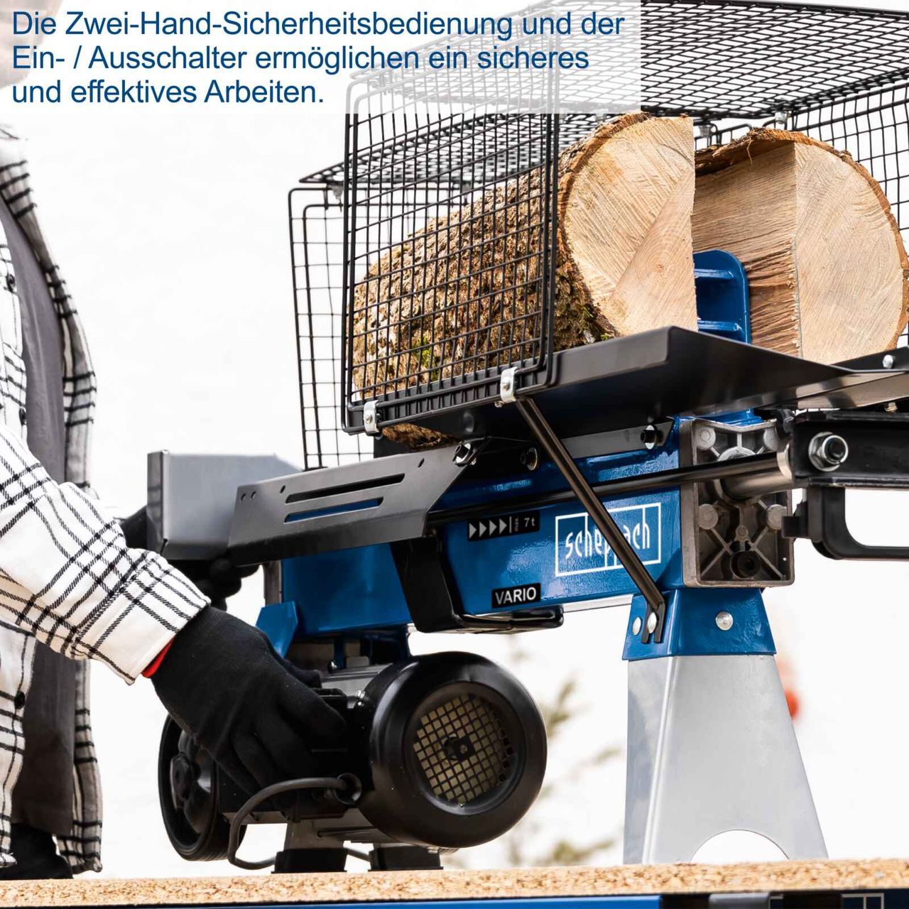 Scheppach Scheppach Holzspalter liegend HL760L