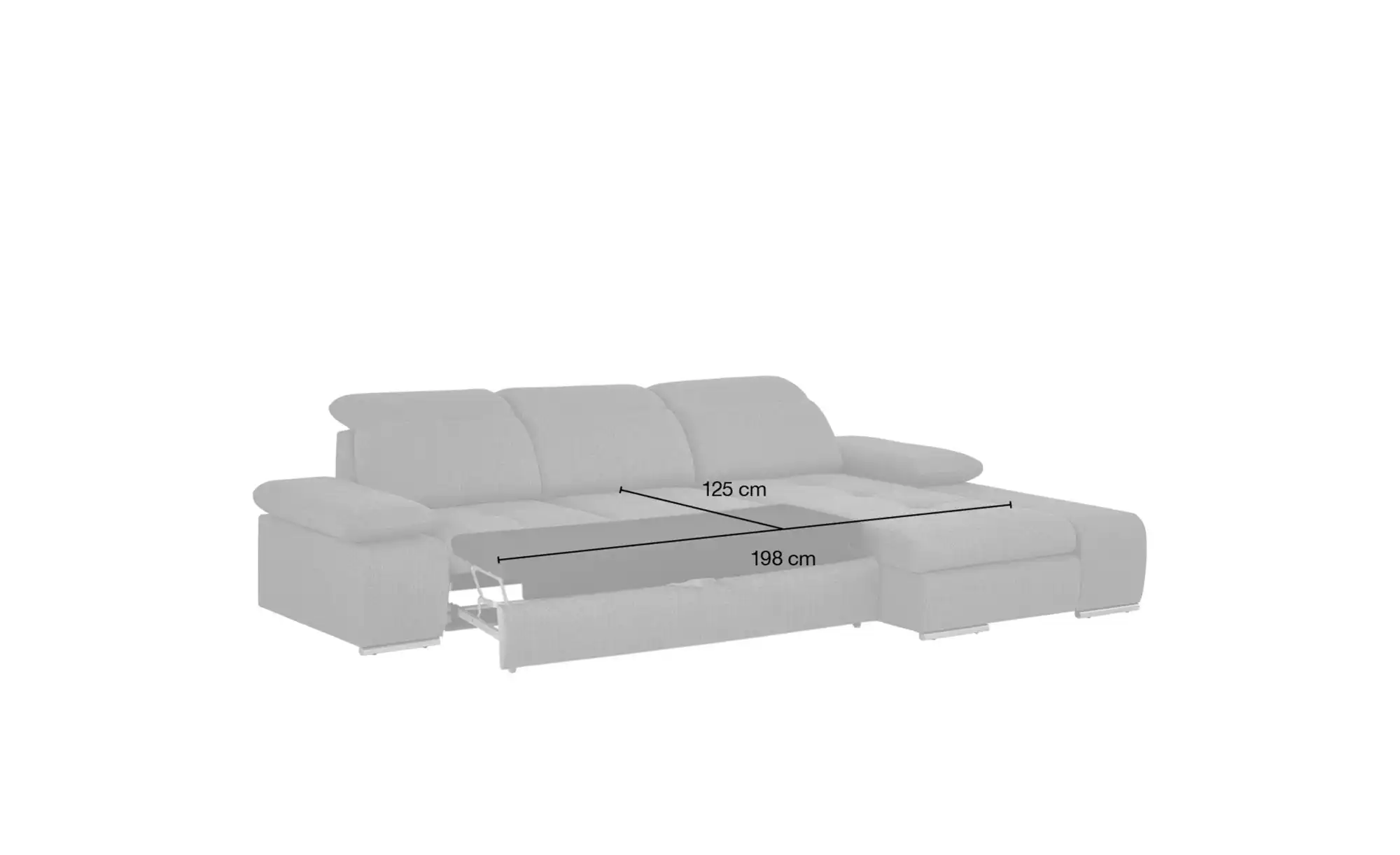 Twist Ecksofa Webstoff Avilla