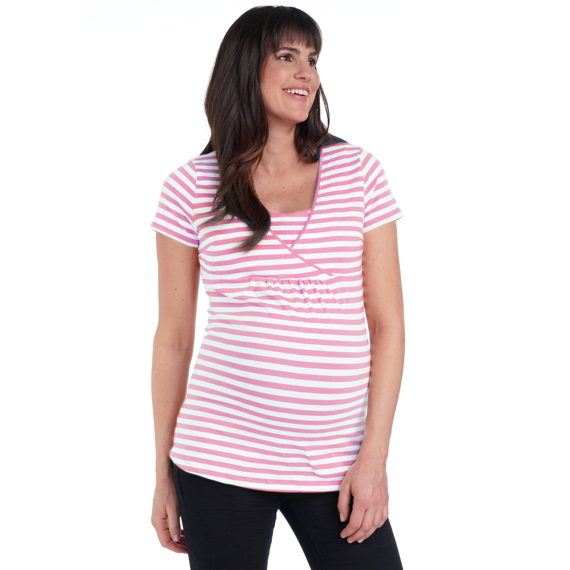 3 Damen Umstands-T-Shirts aus Bio-Baumwolle