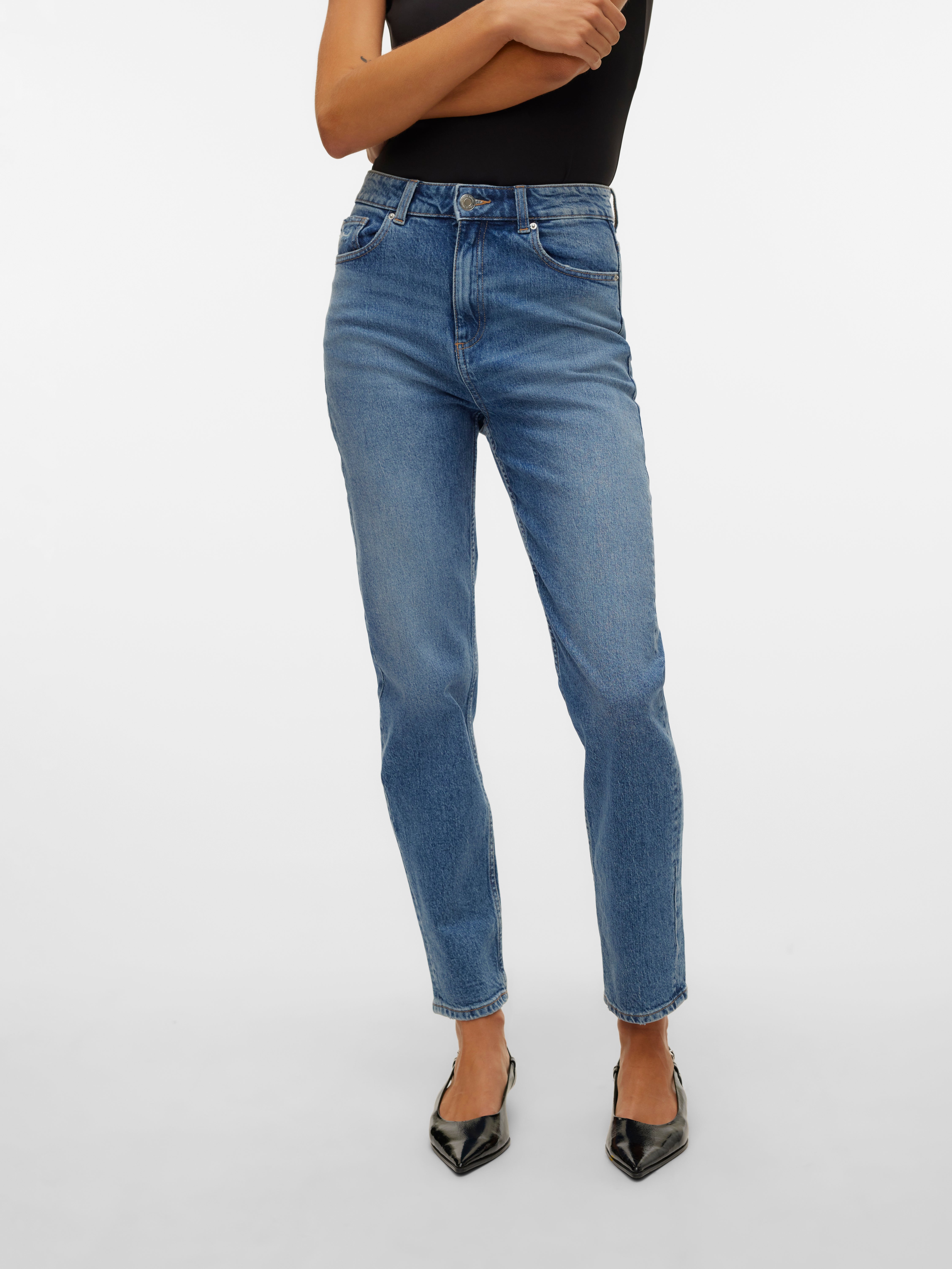 VMCARRIE Super High Rise Hohe Taille Jeans