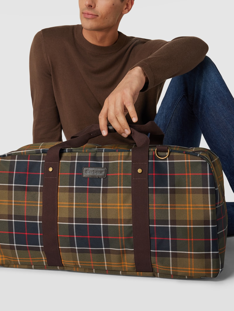 Weekender mit Tartan-Karo Modell 'TORRIDON TARTAN HOLDALL' in grün