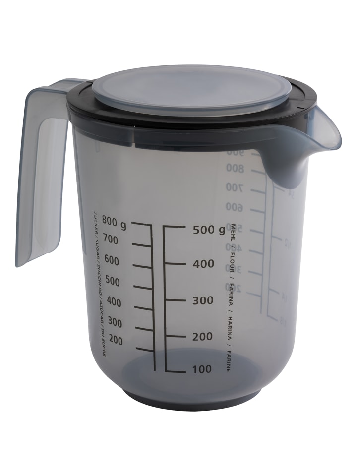 APS Rührbecher mit Deckel in grau Ø 12,5 cm, H: 16 cm, 1 Liter günstig kaufen onesize