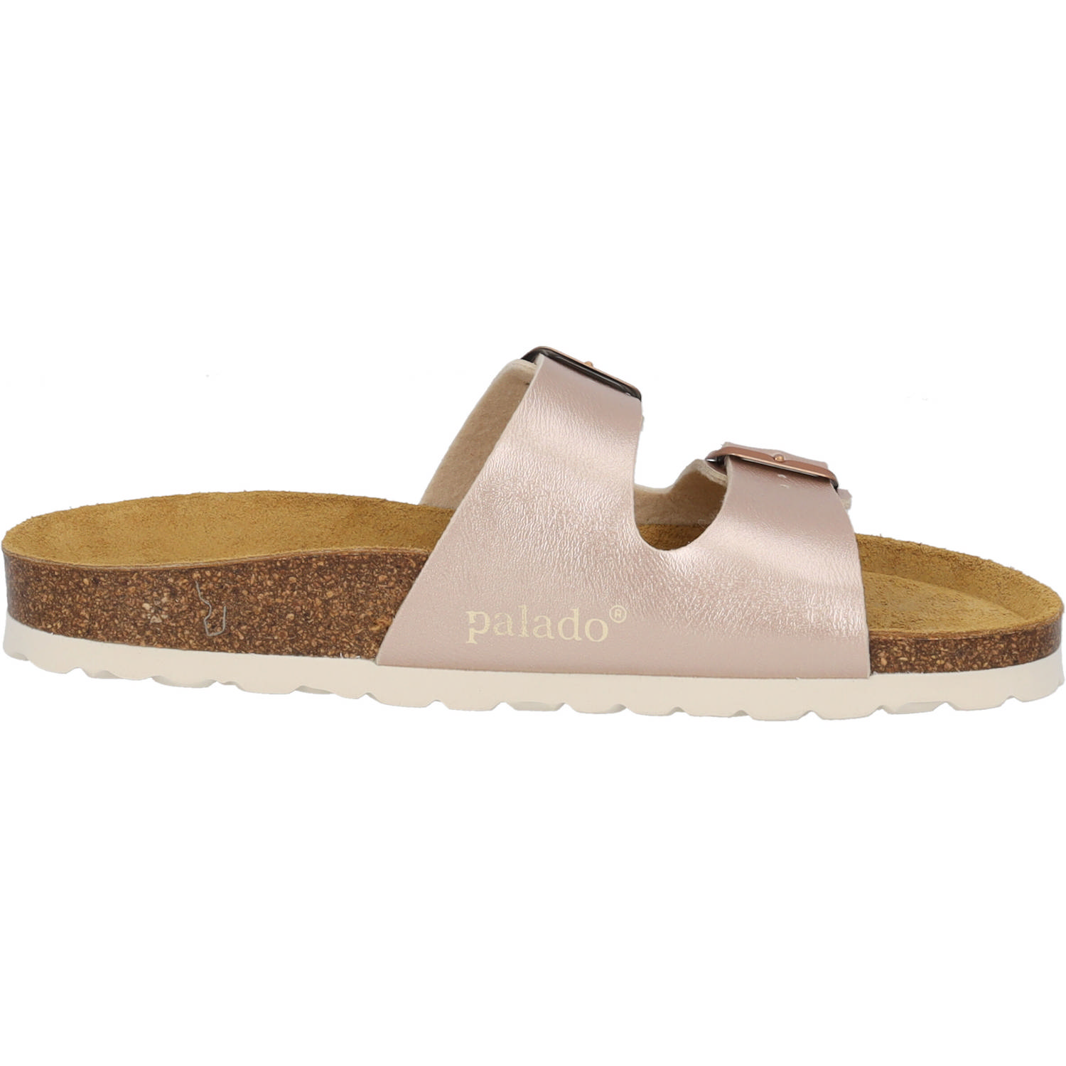 Palado Milos Metallic, Pantoletten, Damen, Rosegold