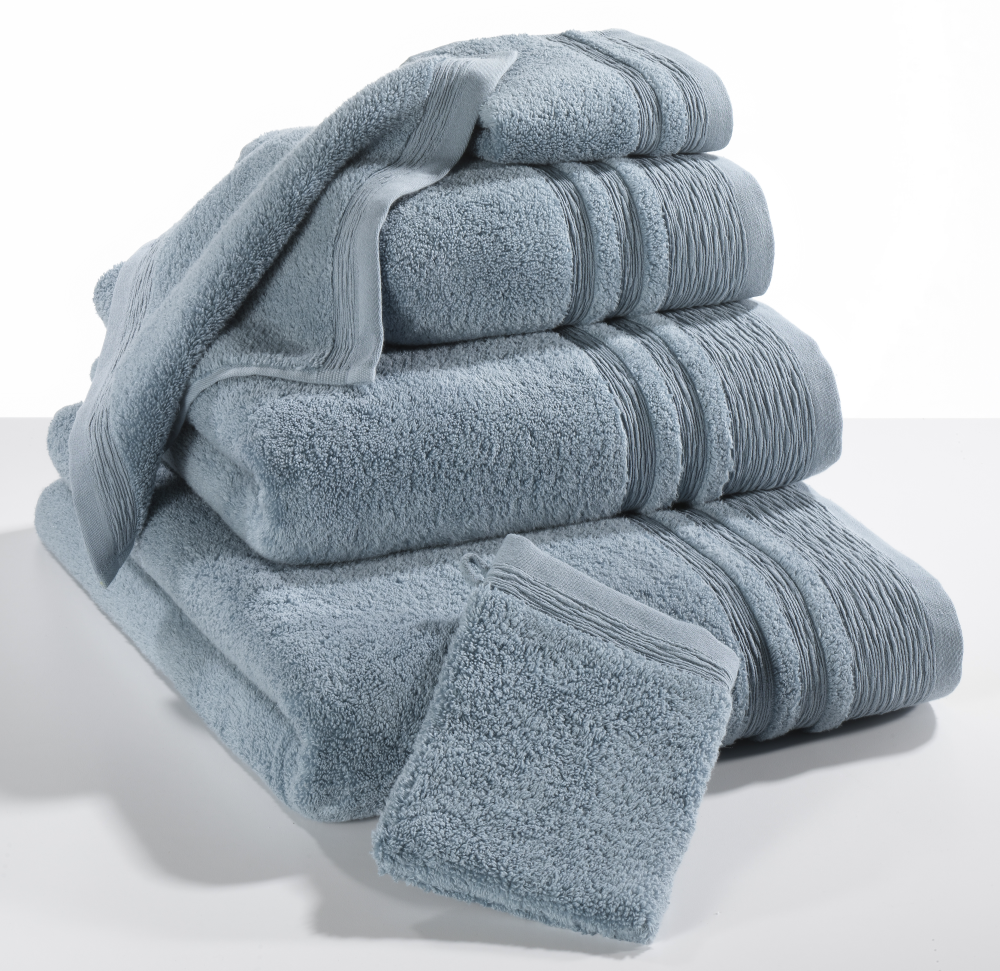 Handtuch Organic rauchblau
