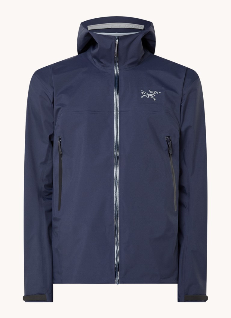 Arc'teryx Beta lietus jaka ar kapuci un izšuvumu no logotipa