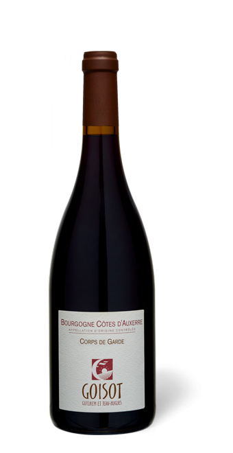Bourgogne Domaine G&JH Goisot Corps de garde Bourgogne Côtes d'Auxerre  2018  75 cl - Rouge