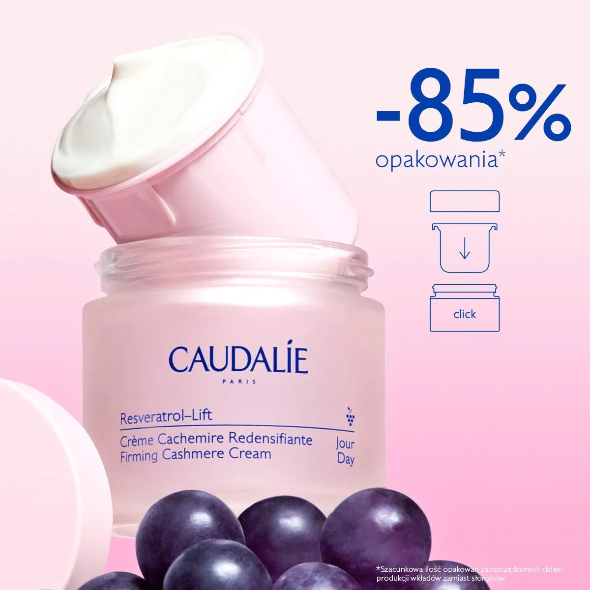 Caudalie Resveratol-Lift Κρέμα Ανόρθωσης με Κασμίρ - Ανταλλακτικό
