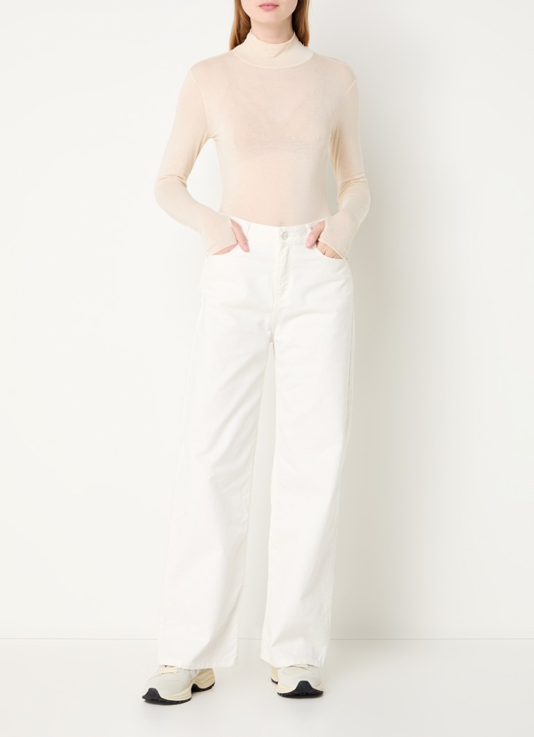 alchemist Star high waist straight leg jeans with colored wash
