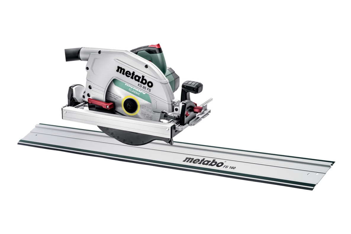 Metabo 691149000 KS 85 FS Ferăstrău circular 235 mm + șină de ghidare FS160